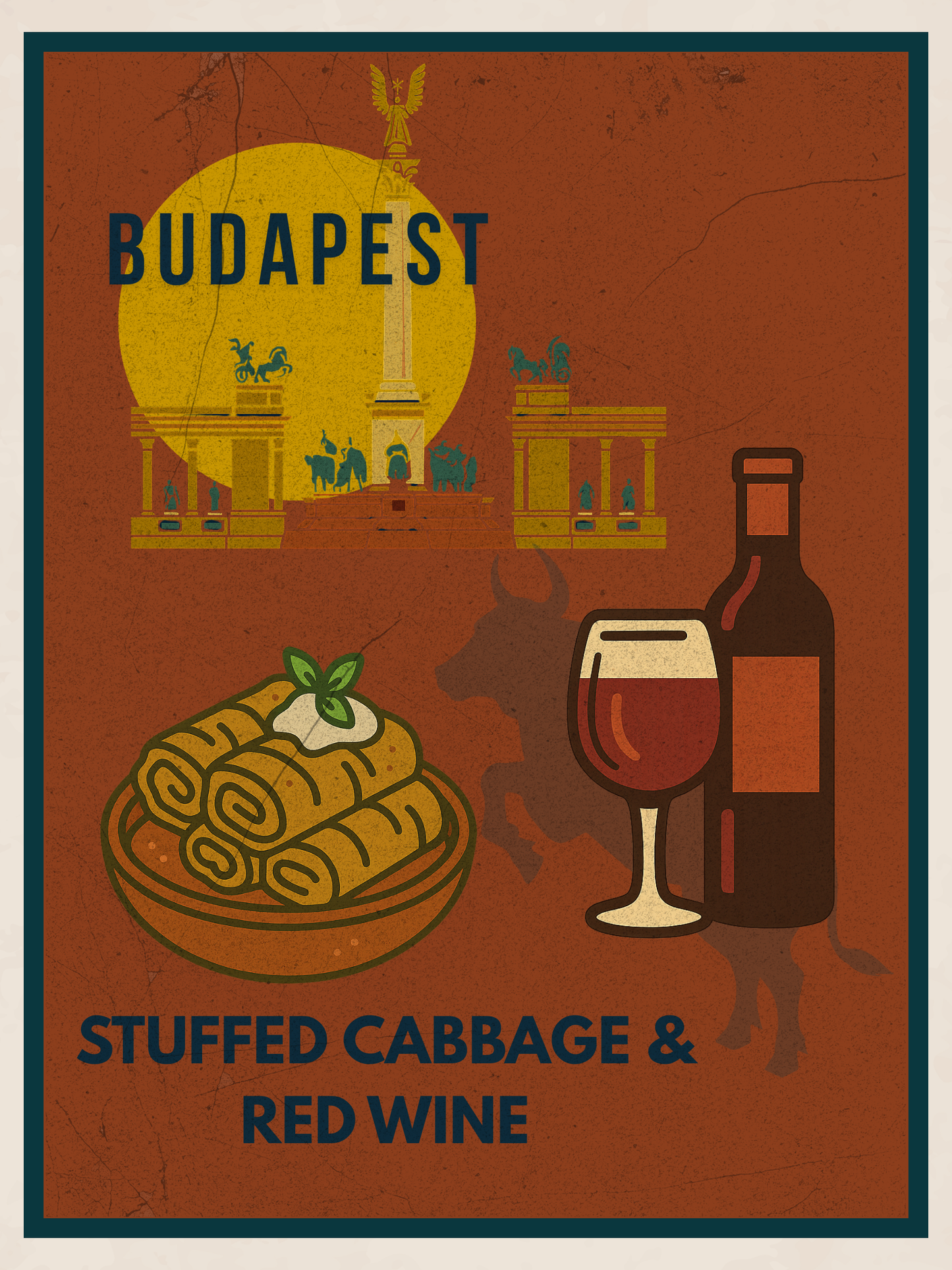 Stuffed Cabbage & Red Wine – Budapest Urban Gastro Kollekci