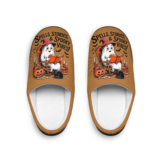 Cozy Halloween Slippers for Women, Spooky Vibes, Comfy Indoor Footwear, Fun Gift Idea, Holiday Essentials, Scary Movie Nights