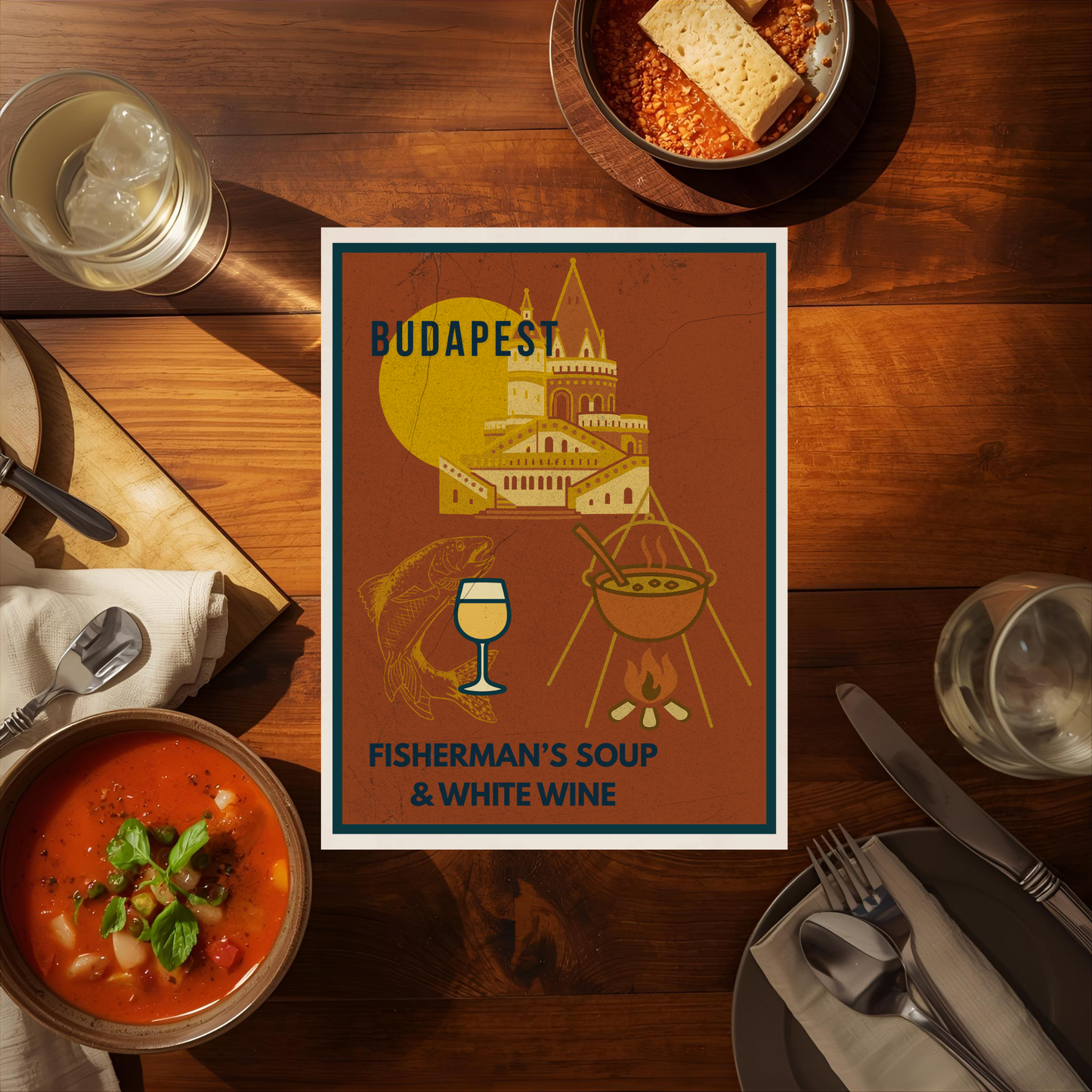 Fisherman’s Soup & White Wine – Budapest Urban Gastro Collection