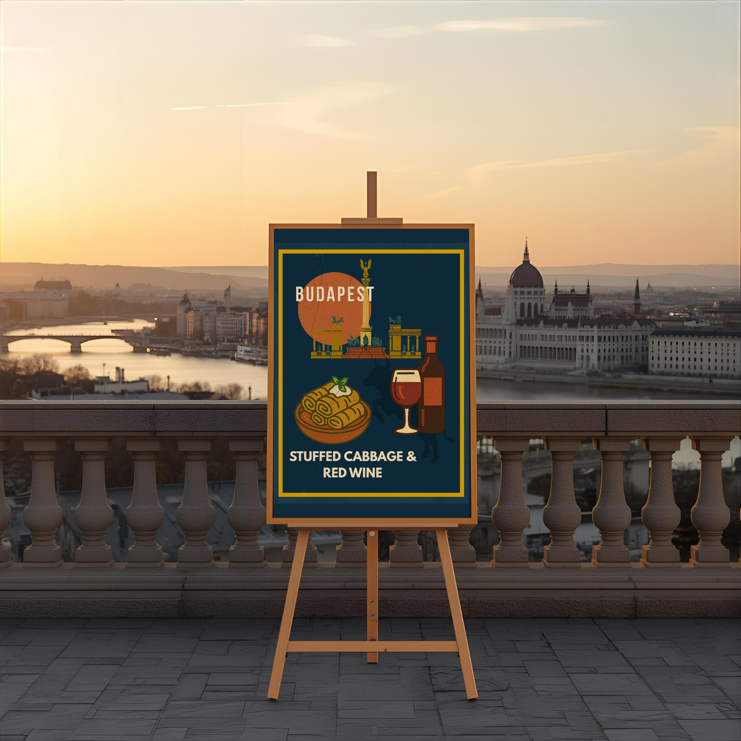 Stuffed Cabbage & Red Wine – Budapest Urban Gastro Kollekci