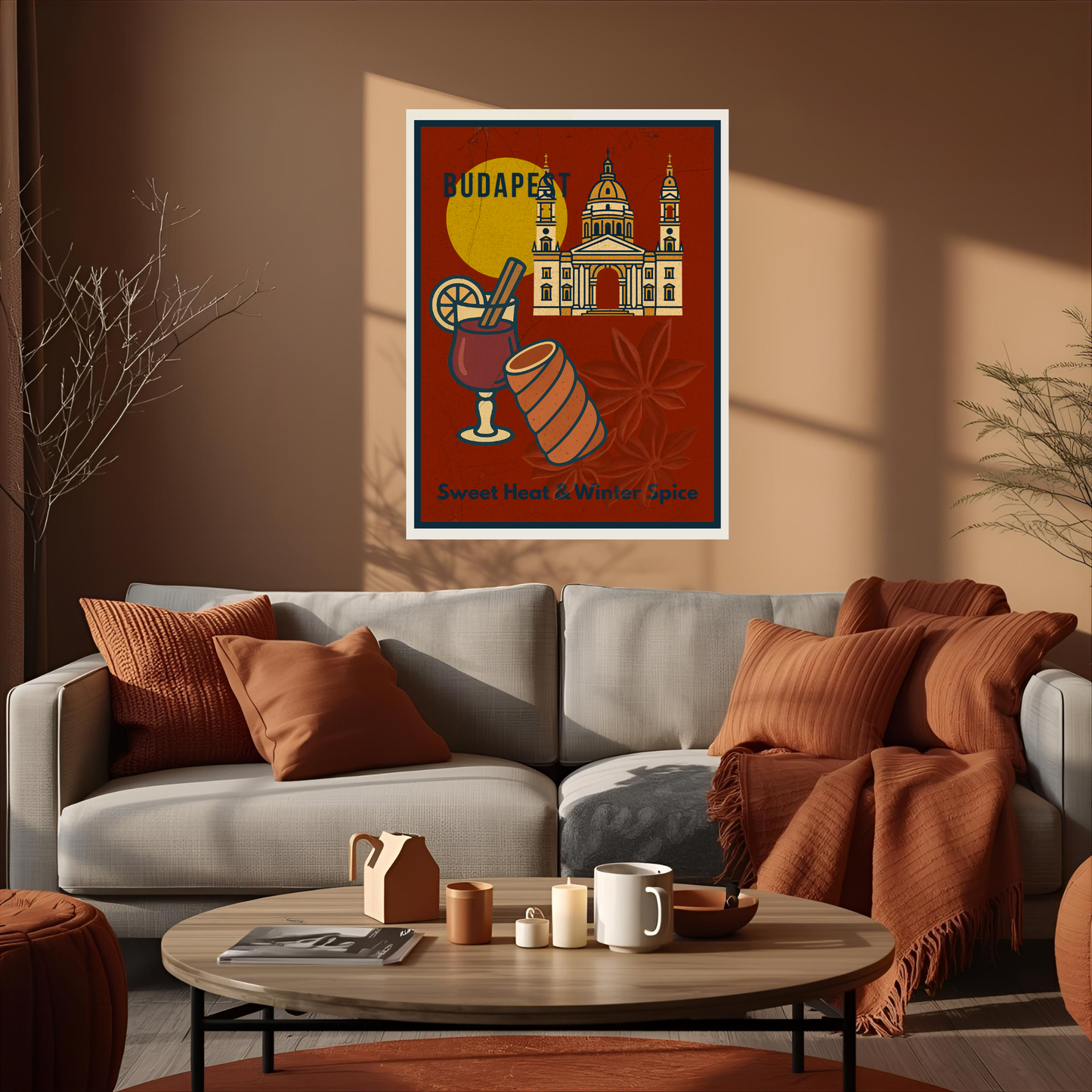 Budapest Urban Gastro – Sweet Heat & Winter Spice Poszter (Premium Matt)