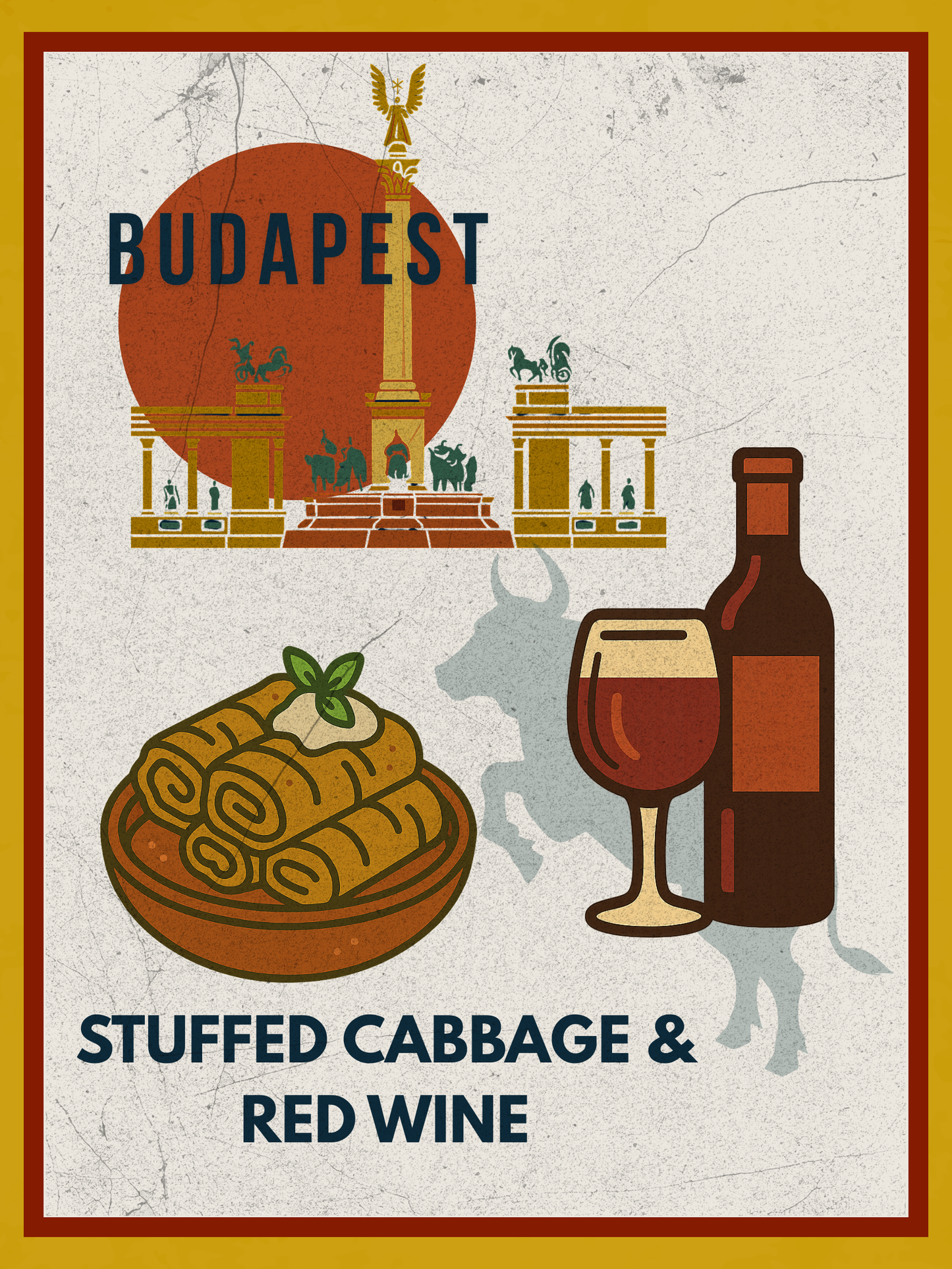 Stuffed Cabbage & Red Wine – Budapest Urban Gastro Kollekci