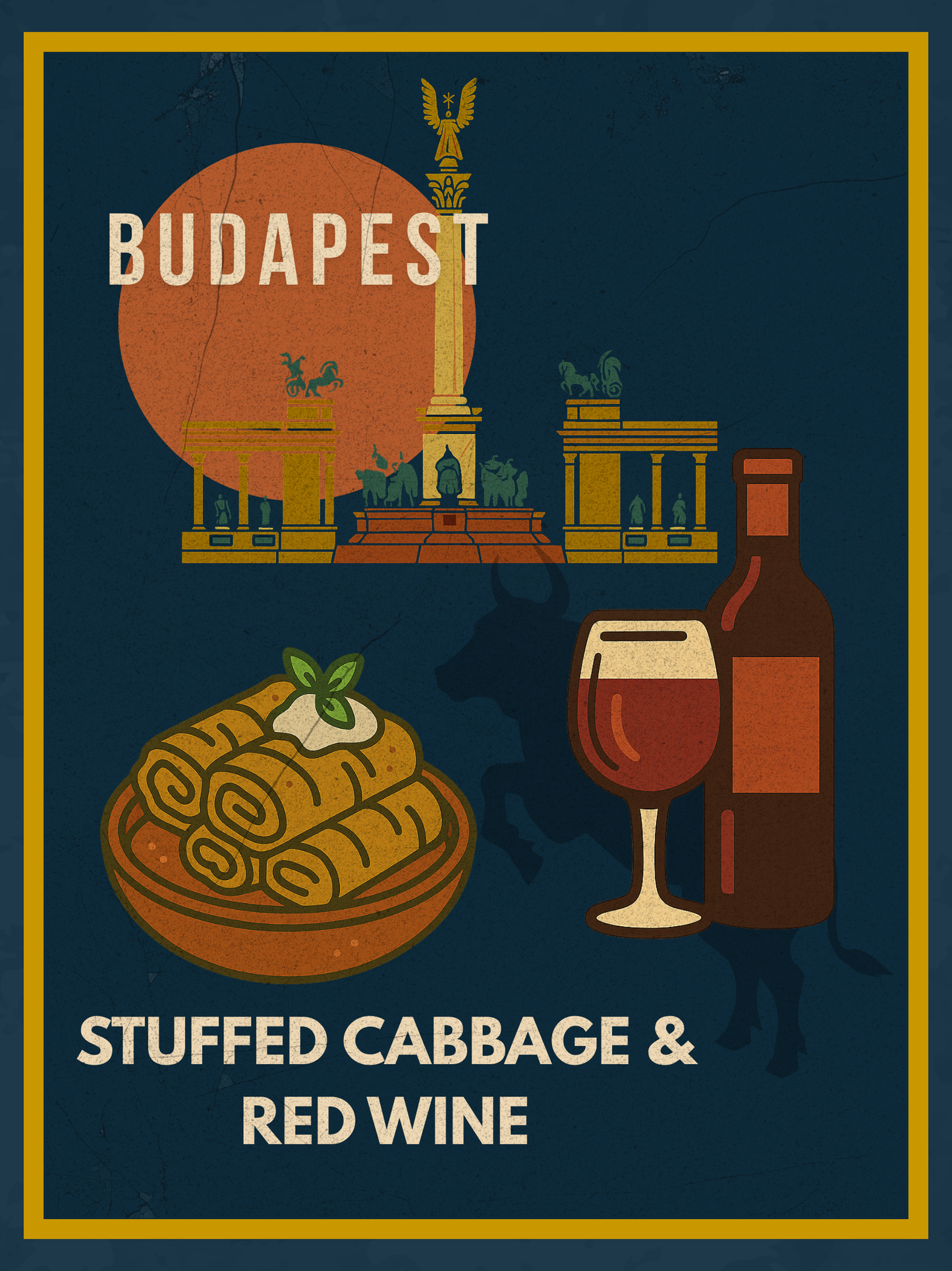 Stuffed Cabbage & Red Wine – Budapest Urban Gastro Kollekci