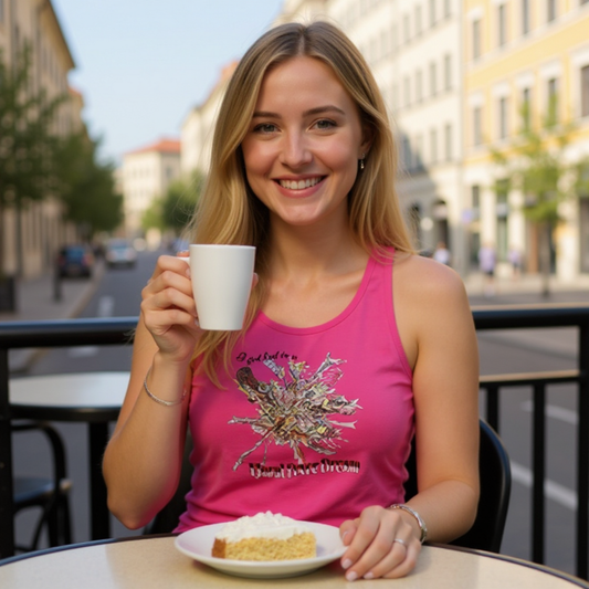 Women's Ideal Racerback Tank "Floral Fever Dream"