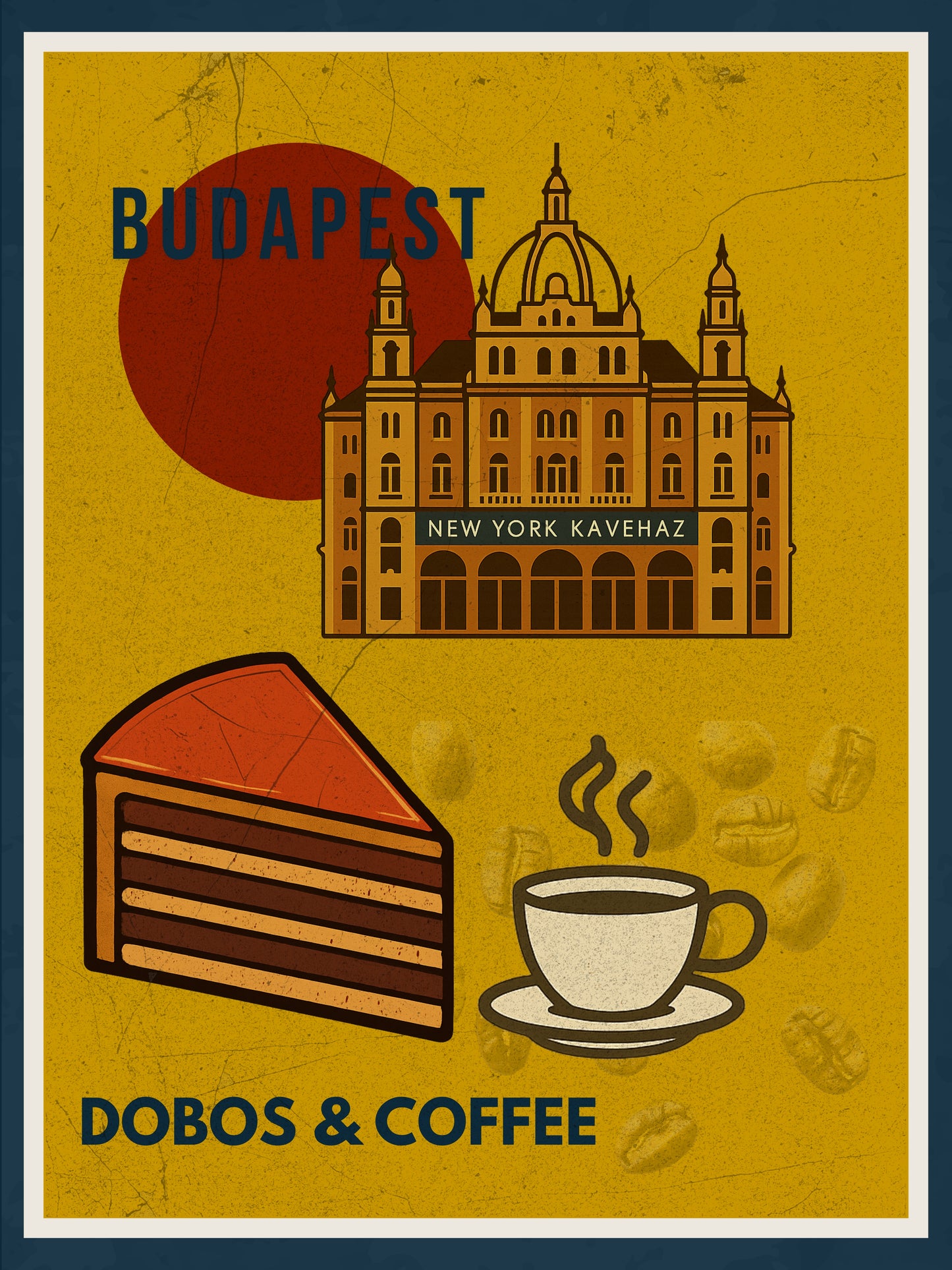 Dobos & Coffee - Budapest Urban Gastro Poster